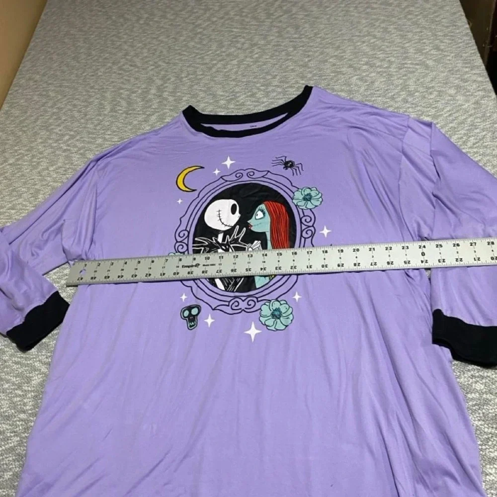 Disney Nightmare Before Christmas purple sleepshirt XL (16-18) MWT. SKU-A543 - Picture 2 of 6
